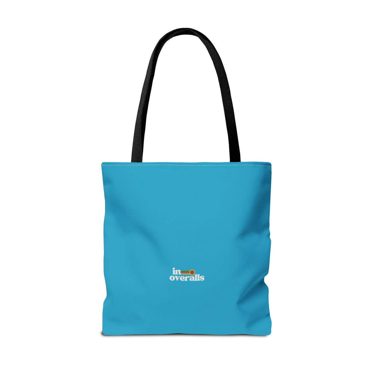 Color Your Own Baby Dragon And Dandelion Blue Canvas Tote Bag | Halloween Candy Trick Or Treat Bag | Kids Halloween Costume Accessory
