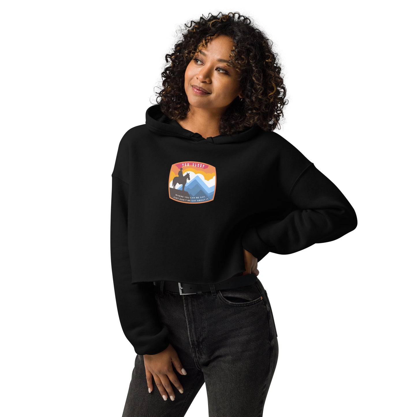Ten Sleep Crop Hoodie