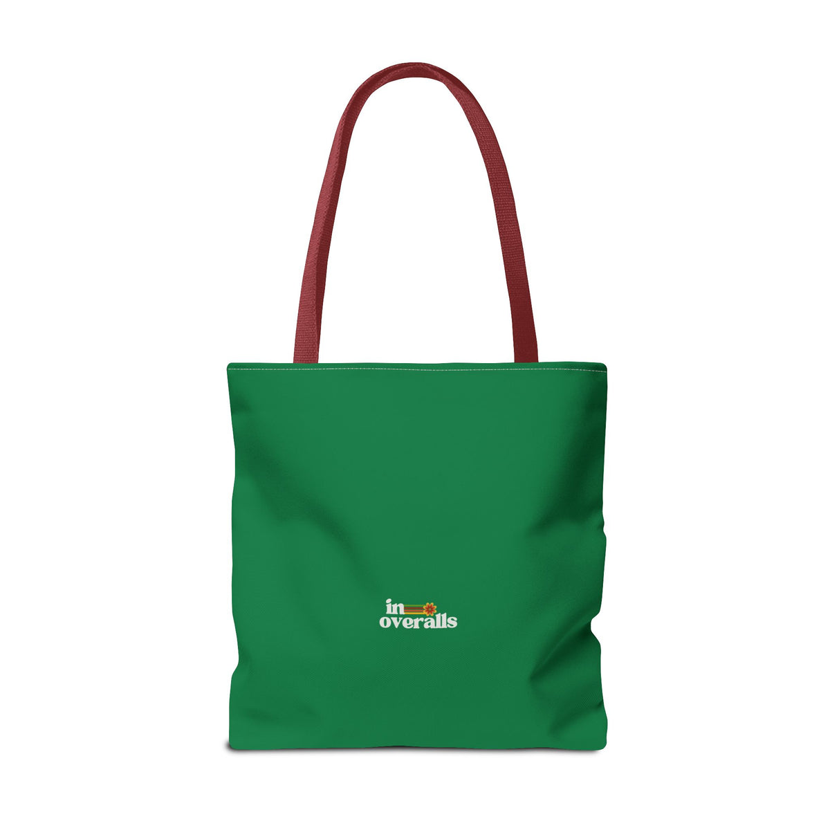 Santa Claus And Reindeer Sleigh Christmas Canvas Tote Bag | Festive Holiday Gift Bag | Eco Friendly Over The Shoulder Christmas Shopping Bag