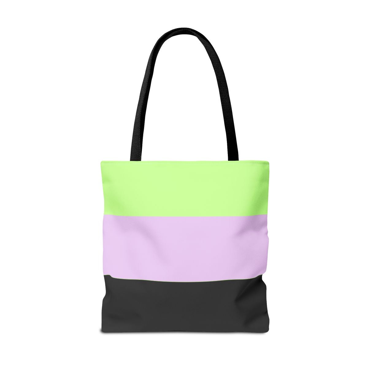 Halloween Candy Bag | Pastel Goth Craft Tote | Paint Party Supply | Kawaii Baby Bat Moon | Lime Lavendar Charcoal