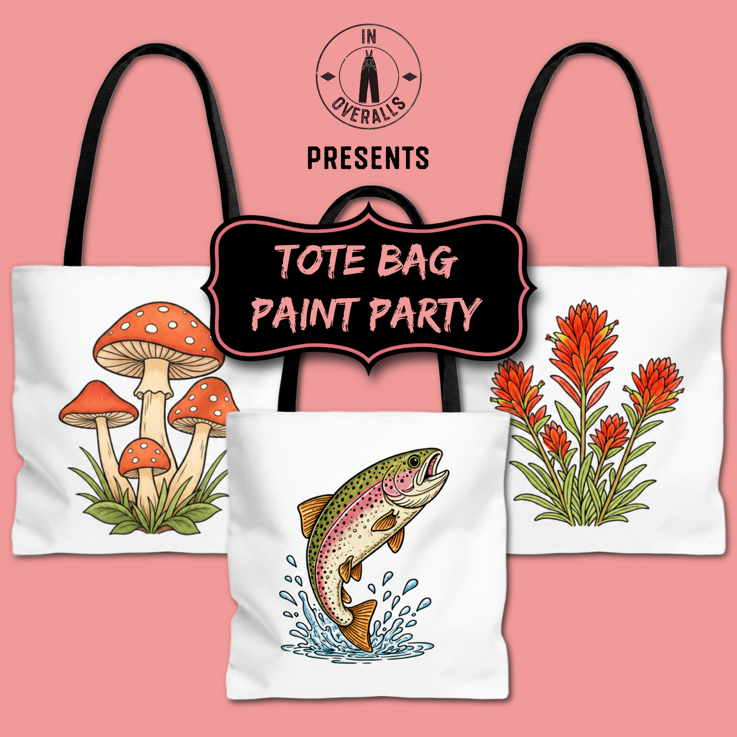 Tote Bag Paint Party In Ten Sleep