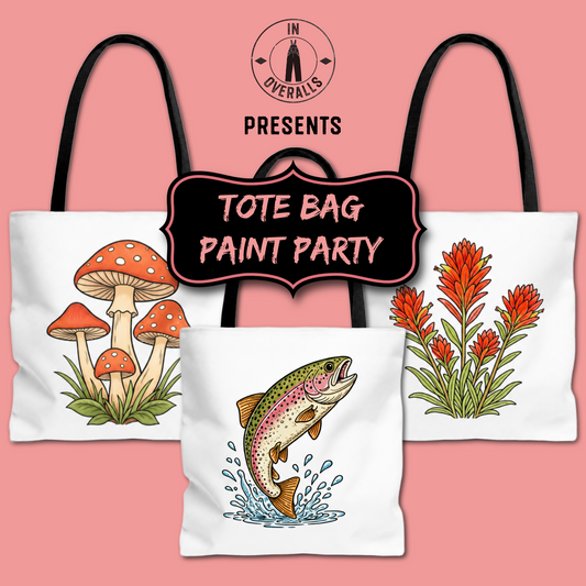 Tote Bag Paint Party In Ten Sleep